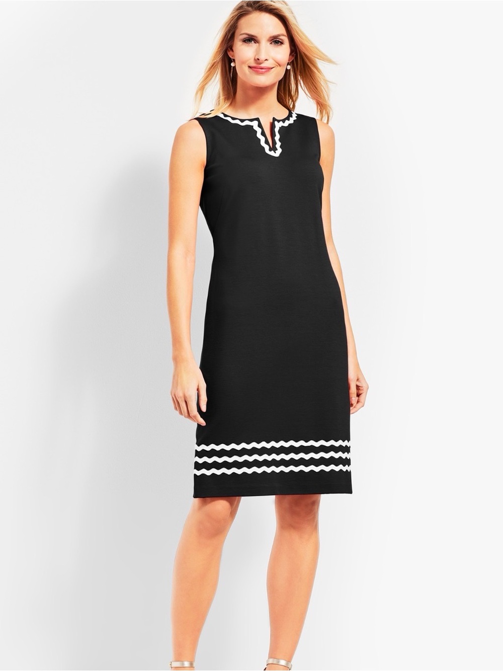 Talbots shift dress w/ pockets - size Small